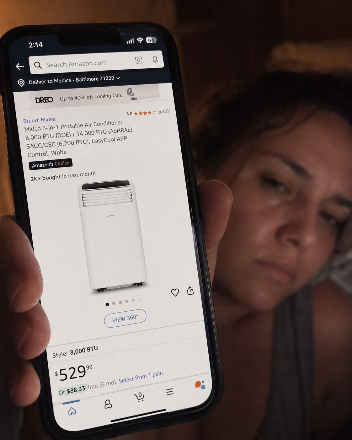 Amazon portable air conditioner priced $529.99
